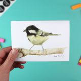 Coal Tit Greetings Card