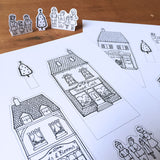 PAPER VILLAGE BOOK - Paper Craft Activity Book