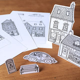 PAPER VILLAGE BOOK - Paper Craft Activity Book