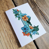 Age 1 Botanical First Birthday Card