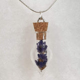 Longshaw Lavender Terrarium Necklace