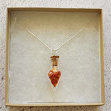 Rose Petal Terrarium Necklace