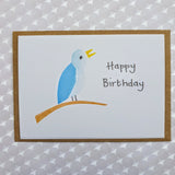 Bluebird birthday card