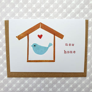 Birdhouse 'New Home' card