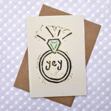 'Yey' Engagememt Ring Card