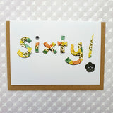 Sixty Birthday Card