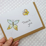 Butterflies Thank You Card