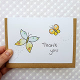 Butterflies Thank You Card