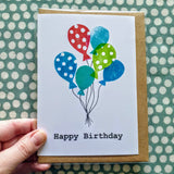 'Happy Birthday' Balloons Card