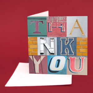 Typography Card "Thank-you"