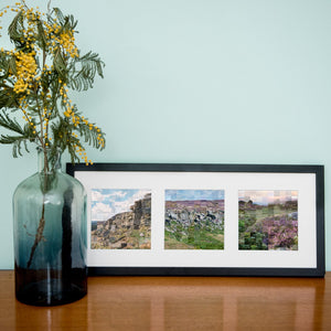 "Peak District Triptych" - Stanage, Burbage, Higger Tor