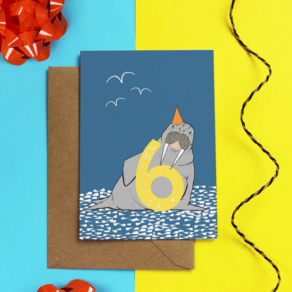 Age 6 Birthday Card