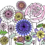 "Floral Rose" illustration fine art print