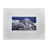 Everest - Original Linocut Print