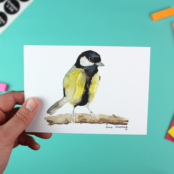 Great Tit Greetings Card