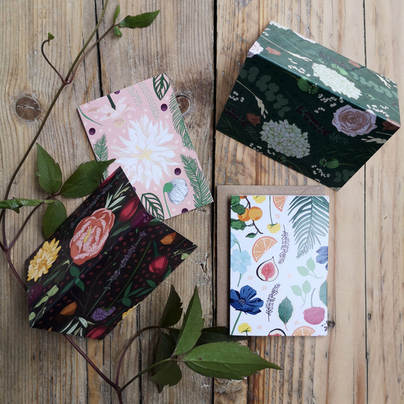 Mini Botanical Notecard Set of 6