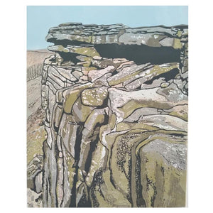 Robin Hood's Cave, Stanage Edge - Art Print