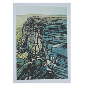 Art Card - "Buttress" Stanage Edge".