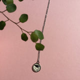 Cabochon / Stainless Steal Pendant / Necklace / French Man With Umbrella / Cloud & Rain / Treble Clef