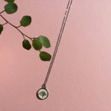 Cabochon / Stainless Steal Pendant / Necklace / Tree / Leaf