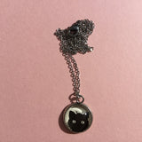 Cabochon / Stainless Steal Pendant / Necklace / Cat Face