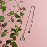 Cabochon / Stainless Steal Pendant / Necklace / Tree / Leaf