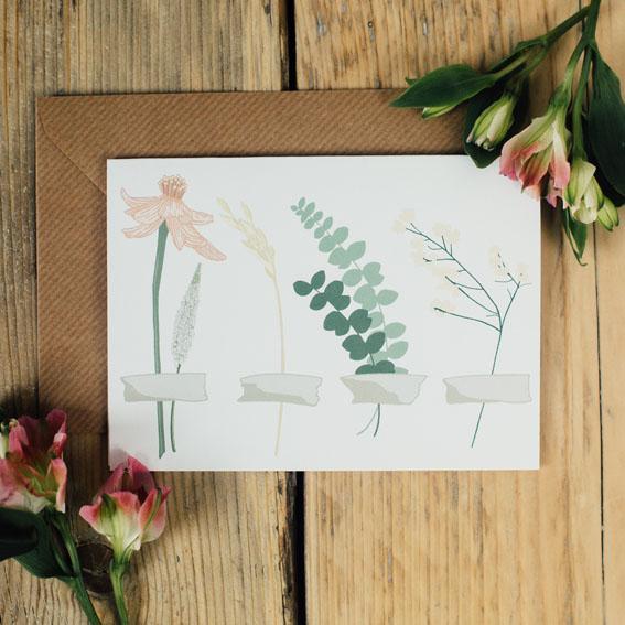Single Stems Card