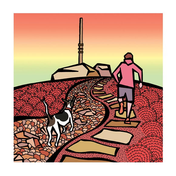 Stanage Pole - Greeting Card