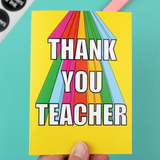 Thank You Teacher Card