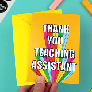 Thank You Teaching Assistant Card