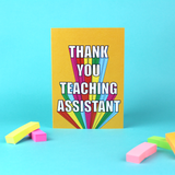 Thank You Teaching Assistant Card