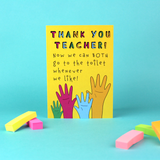 Thank You Teacher Joke Card