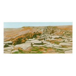 Art Card - "Walking the Edge" - Stanage Edge