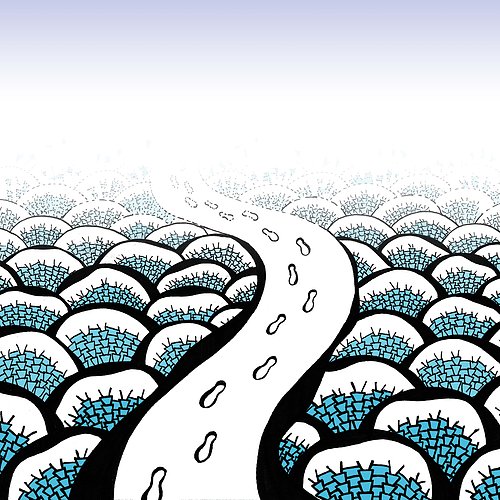 High on the Moors - Greeting Card