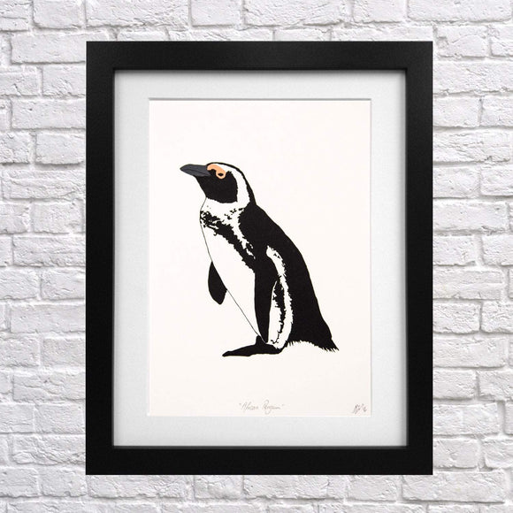 African Penguin Screen Print