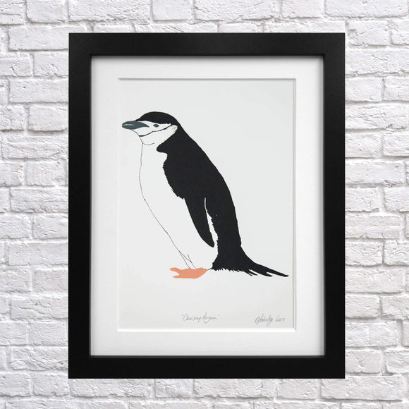 Chinstrap Penguin Screen Print