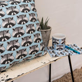 Raccoon Print Cushion