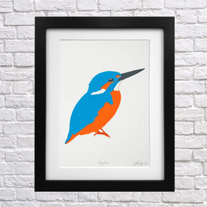 Kingfisher Screen Print