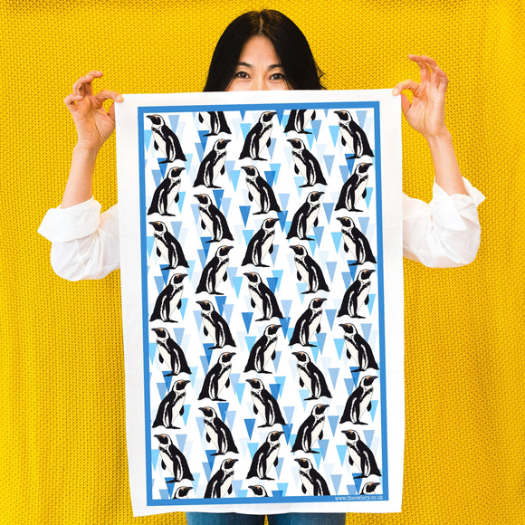 African penguin Print Tea Towel