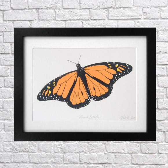 Monarch Butterfly Screen Print