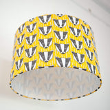 Badger Print Lampshade