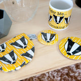 Badger print purse