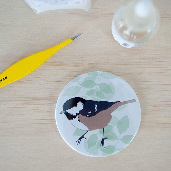 Coal Tit Pocket Mirror
