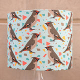 Waxwing Print Lampshade