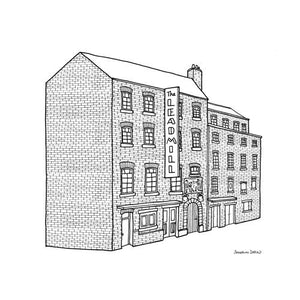 The Leadmill Sheffield Square Print 21cm