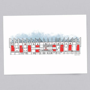 Sheffield United Blades A3 Illustration Print