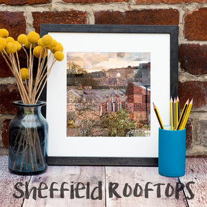 "100 Remnants of Sheffield Rooftops" Photography Print