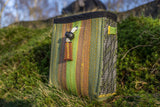 Recycled Climbing Rope Vert Chalk Bag - Fire