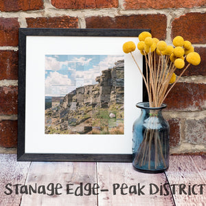 "100 Remnants of Stanage Edge" photo montage