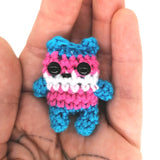 Pride Crochet Bear Brooch